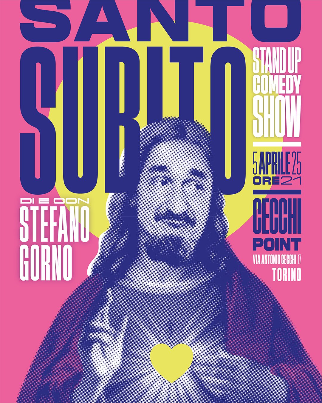 05/04 ore 21:00 – Santo Subito – Stand Up comedy show