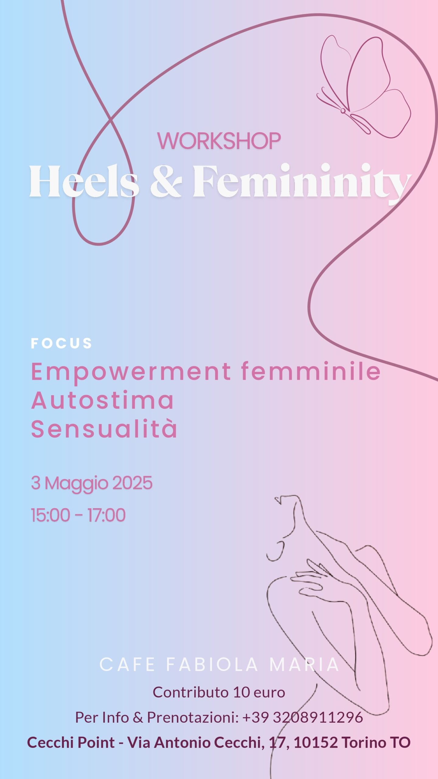 3/05 ore 15:00 – Workshop Heels & Feminity