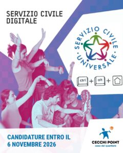 Cerchiamo 2 volontariə per il Servizio Civile Digitale! Candidature entro il 6 novembre 2026